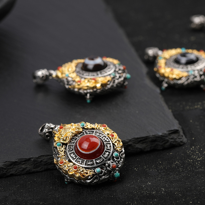 قلادة بتصميم تبتي، تتميز بتصمي - مراجعة Ethnic Fashion Design وسعره