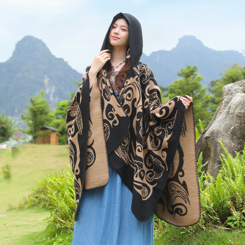 وشاح نسائي جديد بغطاء رأس دافئ - مراجعة Go Ethnic Fashion وسعره